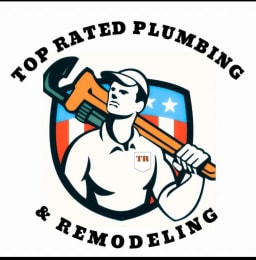 Top rated plumbing and remodeling company logo