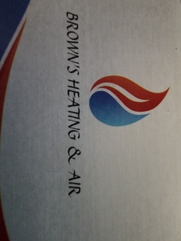 Brown's Heating & air company logo