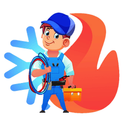 The Little Guy's Heating and Air Conditioning company logo