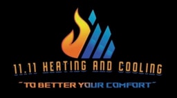 11 11 Heating and Cooling company logo