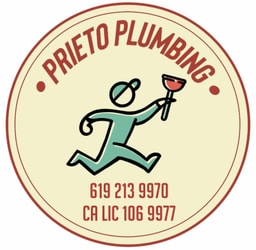 Prieto plumbing company logo
