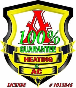 A 100 Percent Guarantee Heating & AC company logo
