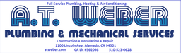 AT Weber Plumbing & Mechanical Services company logo