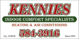Kennies Indoor Comfort Specialists company logo