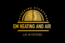 EM Heating and Air Conditioning company logo