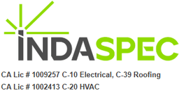IndaSpec Smart Roofing and Energy Solutions company logo